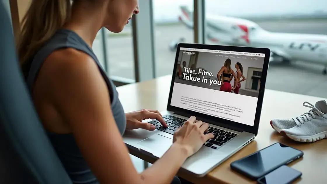Creating a Travel Fitness Plan