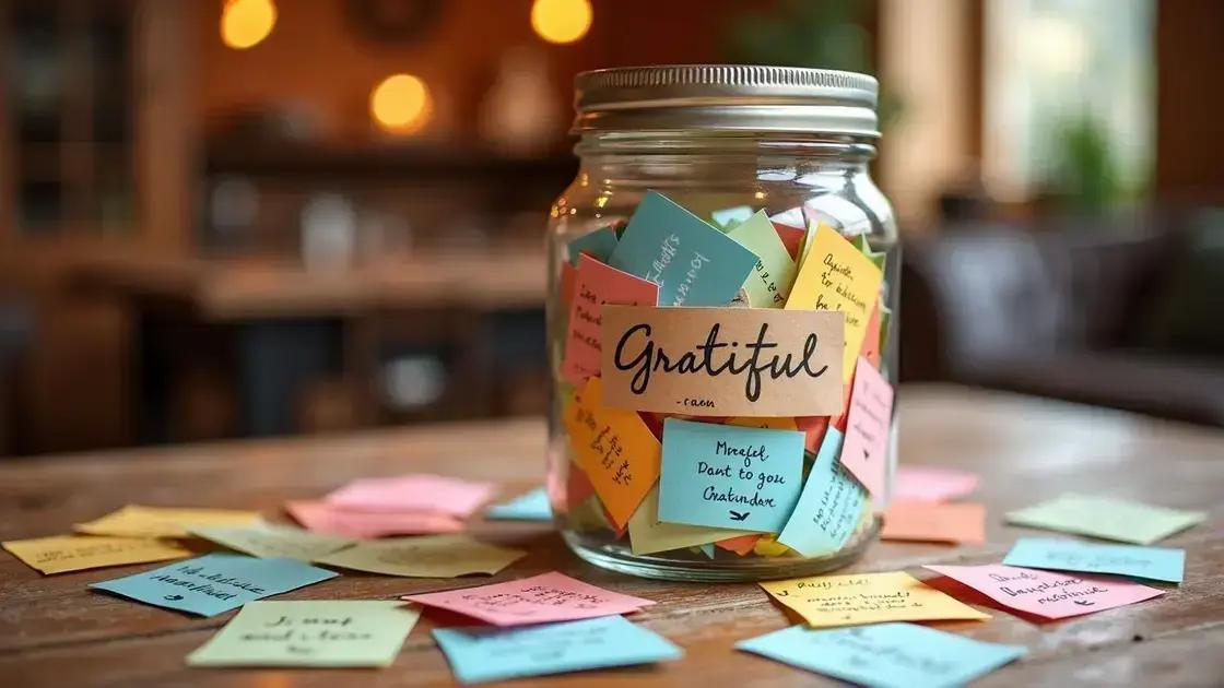 Creative Ideas for Filling Your Gratitude Jar