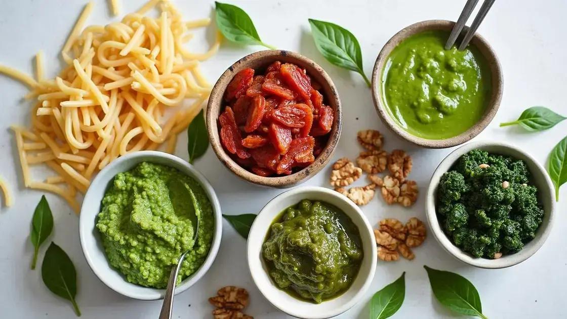 Creative Pesto Variations