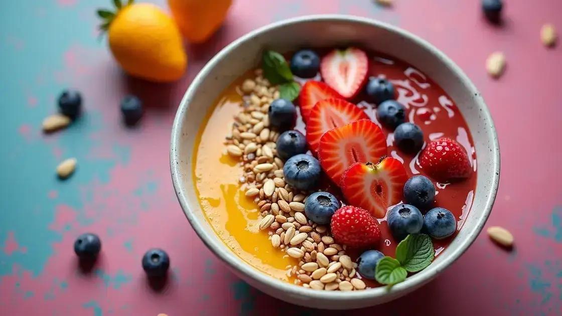 Creative Toppings for Tropical Smoothie Bowls