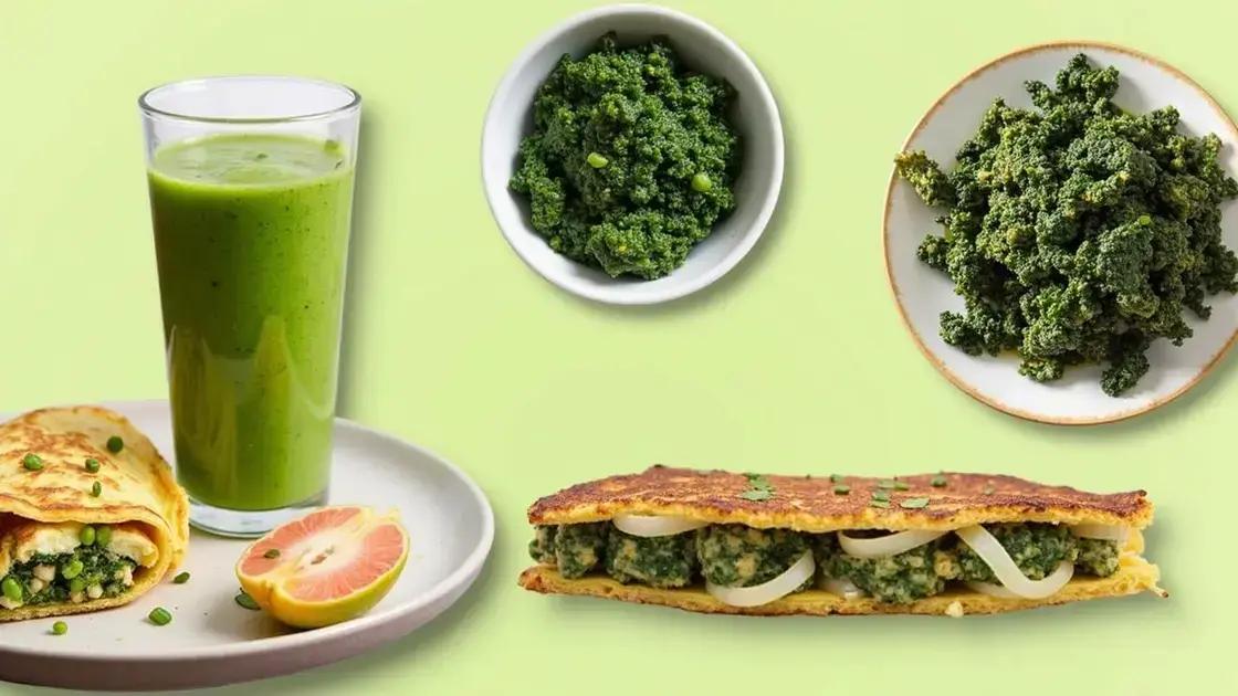 Creative Ways to Use Kale and Spinach
