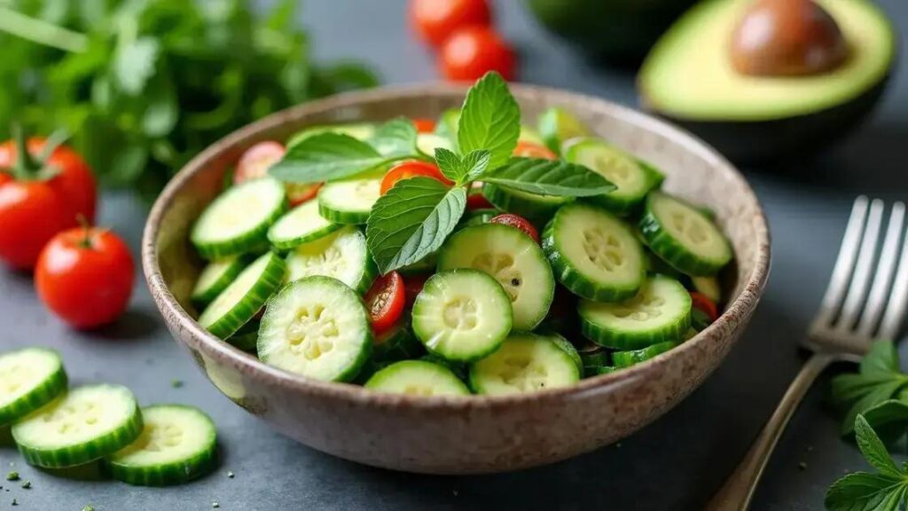 Cucumber and Avocado Salad Recipes for Healthy Hormones