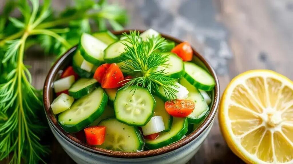 Cucumber and Dill Salad Recipes for Hydration and Testosterone