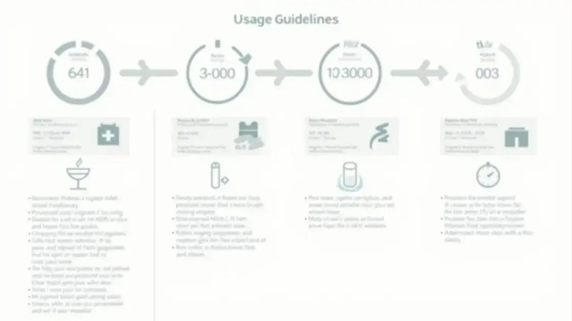 Daily Usage Guidelines