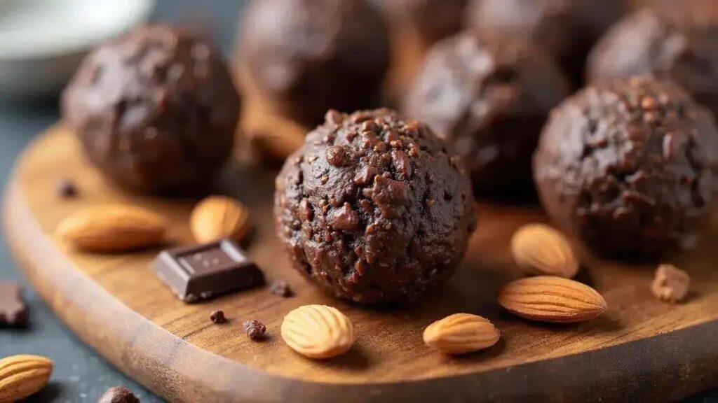 Dark Chocolate and Almond Energy Bites: Fuel Your Testosterone