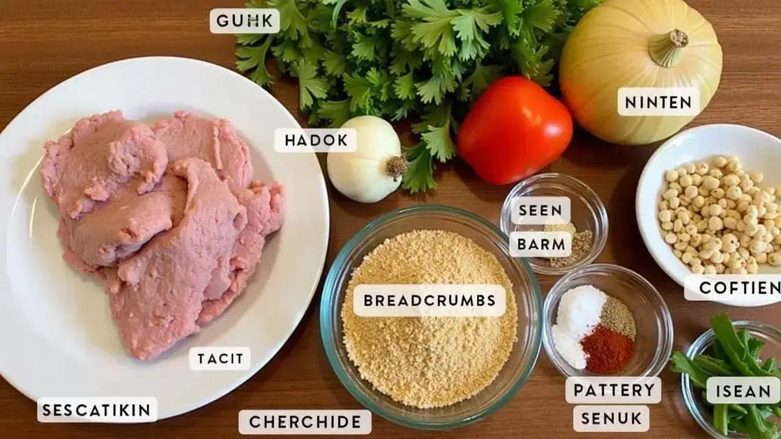 Delicious Grilled Turkey Burger Ingredients