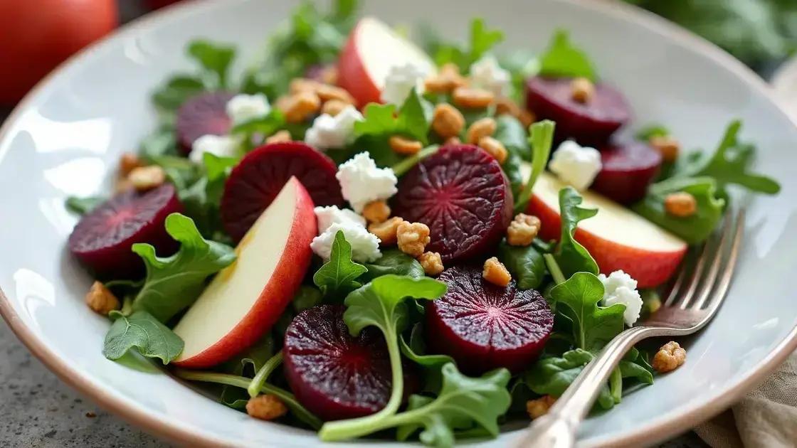 Delicious Ingredients for Roasted Beet Salad