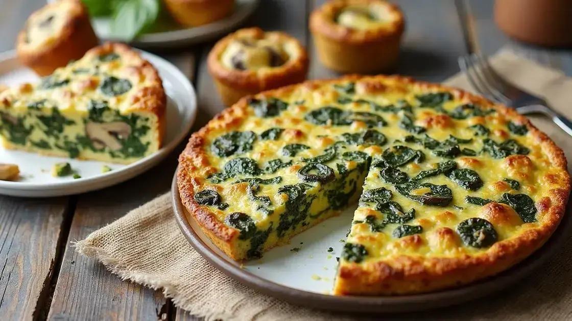 Delicious Spinach and Mushroom Frittata Recipes