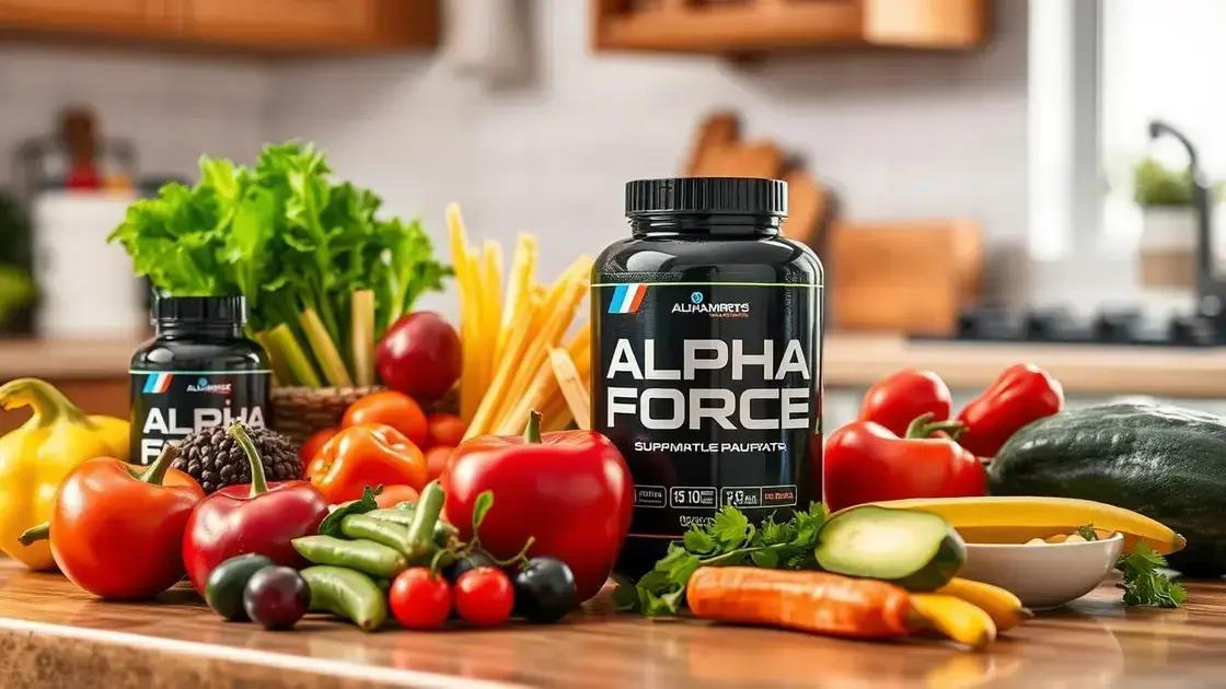 Do I Need a Special Diet While Using Alpha Force?