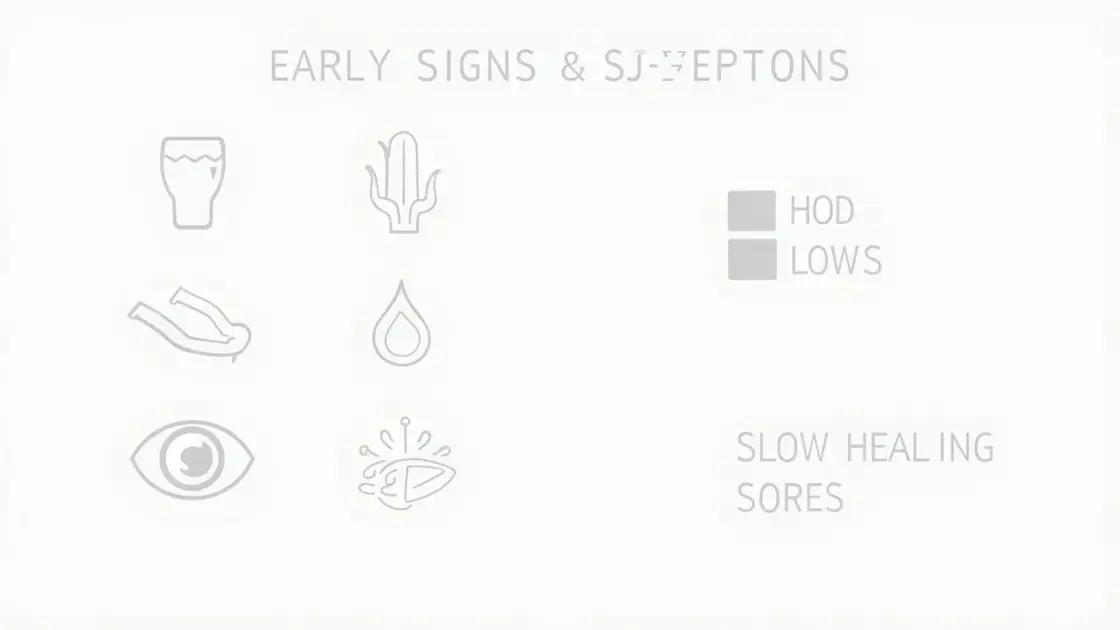 Early Signs and Symptoms of Diabetes