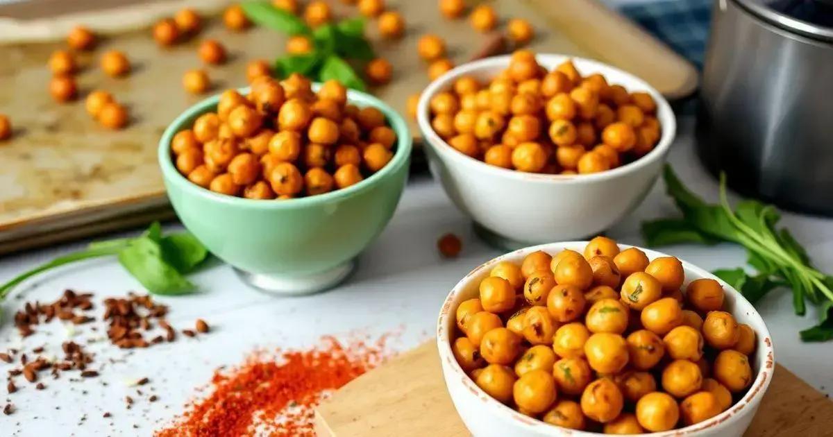 Easy Recipes for Spicy Roasted Chickpeas