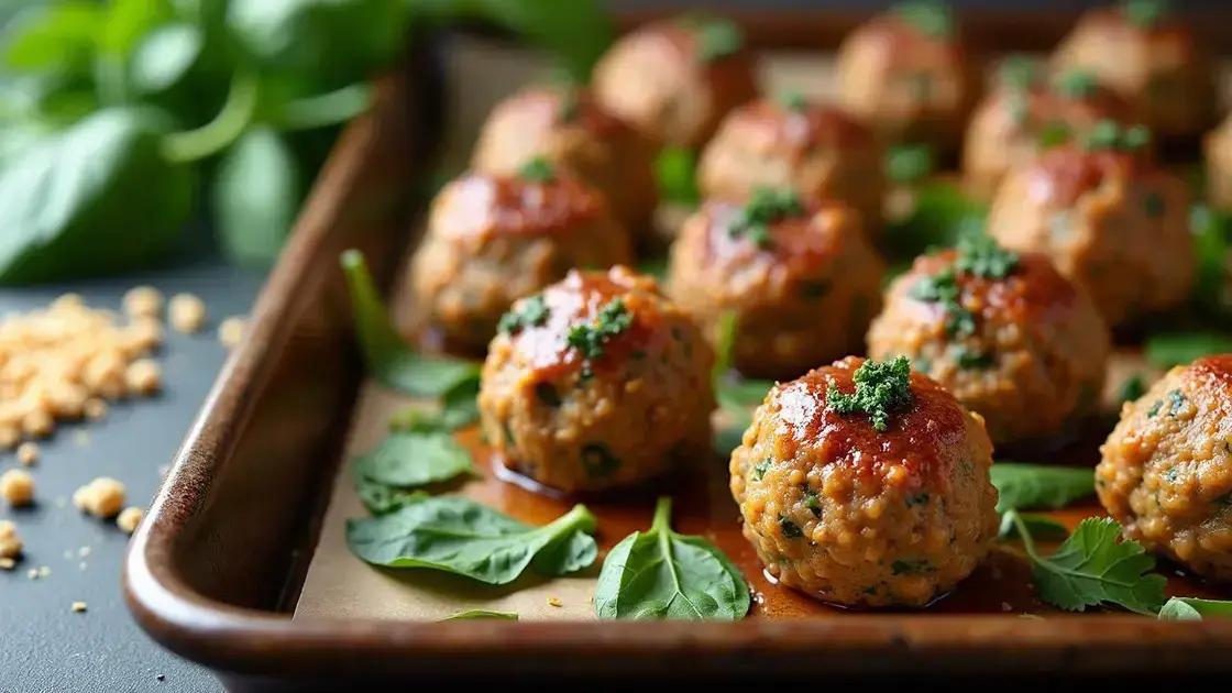 Easy Recipes for Turkey and Spinach Meatballs