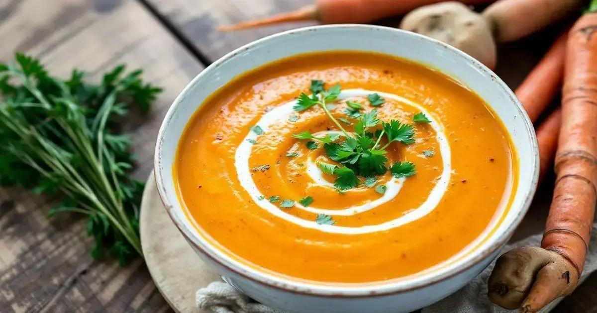 Easy Roasted Carrot and Ginger Soup Recipe