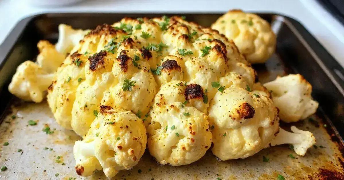 Easy Roasted Cauliflower Recipe