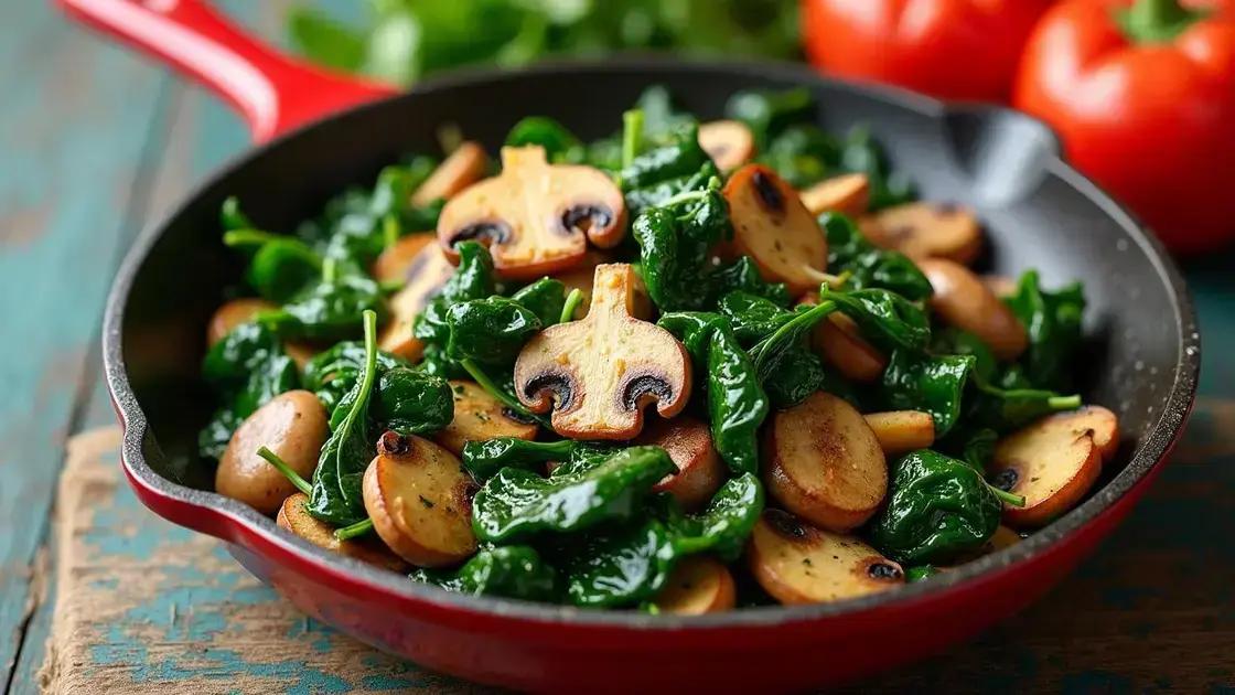 Easy Spinach and Mushroom Stir-Fry Recipes