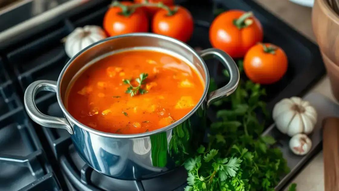 Easy Steps to Make Tomato Soup