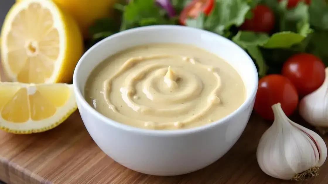 Easy Tahini Dressing Recipe
