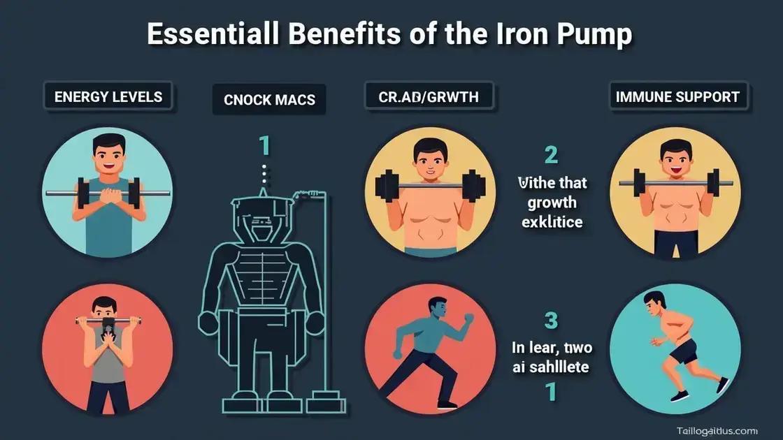 Essential Benefits of Iron Pump for the Body