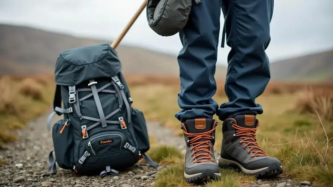 Essential Gear for Hill Walking