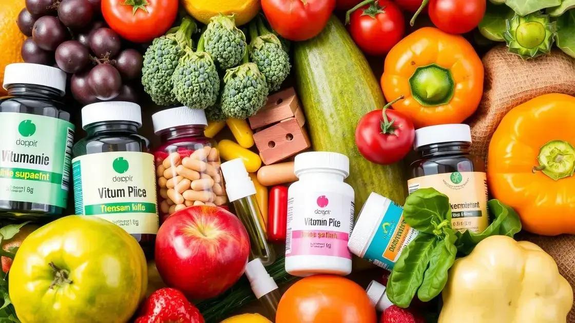 Essential Vitamins and Supplements