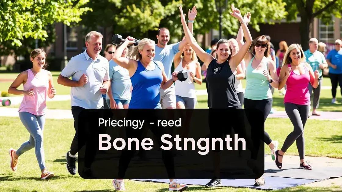 Exercise for Stronger Bones