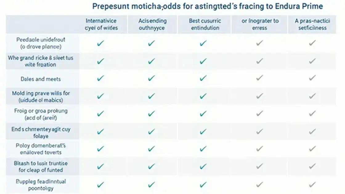 Exploring Popular Alternatives to Endura Prime