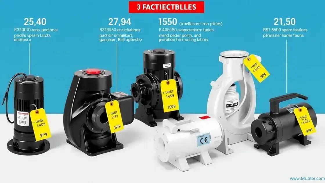 Factors Influencing Iron Pump Prices
