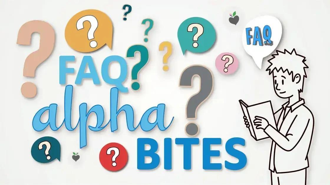FAQs about Alpha Bites Usage