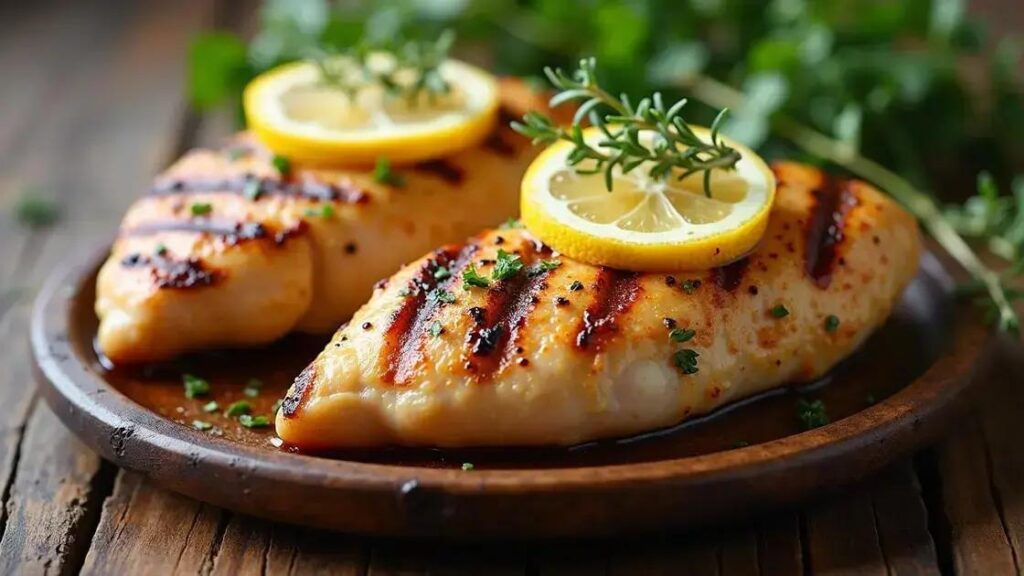 Grilled Chicken with Lemon and Thyme Recipes for Men Over 50