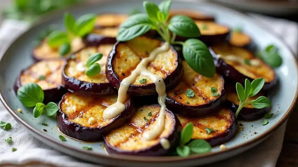 Grilled Eggplant and Tahini Recipes for Healthy Hormones