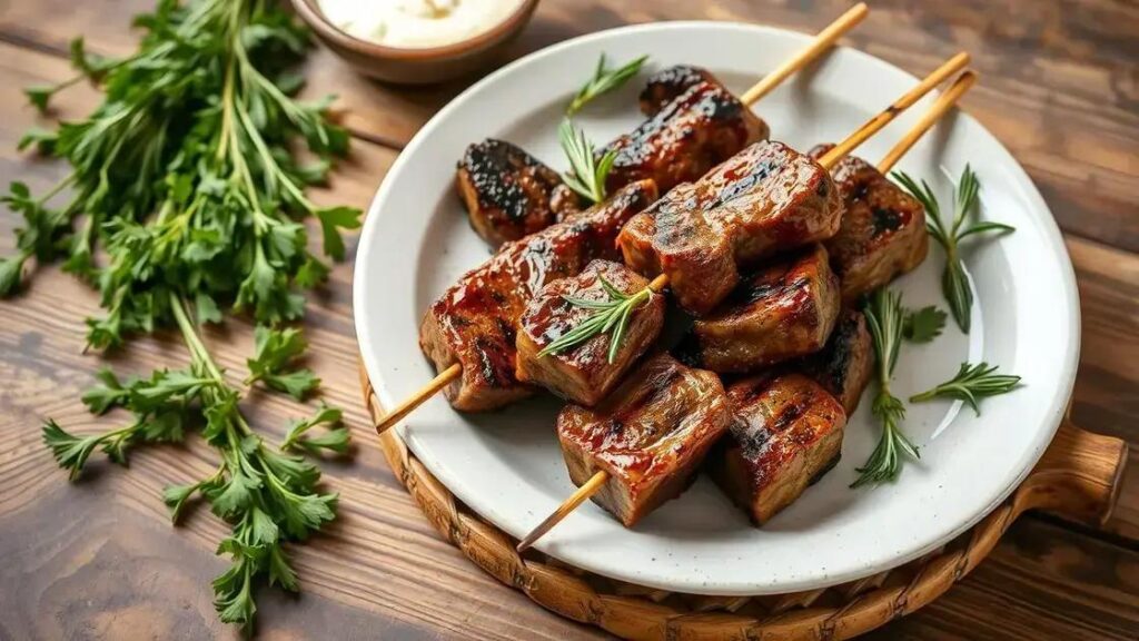 Grilled Lamb and Rosemary Skewers: Recipes for Hormonal Health