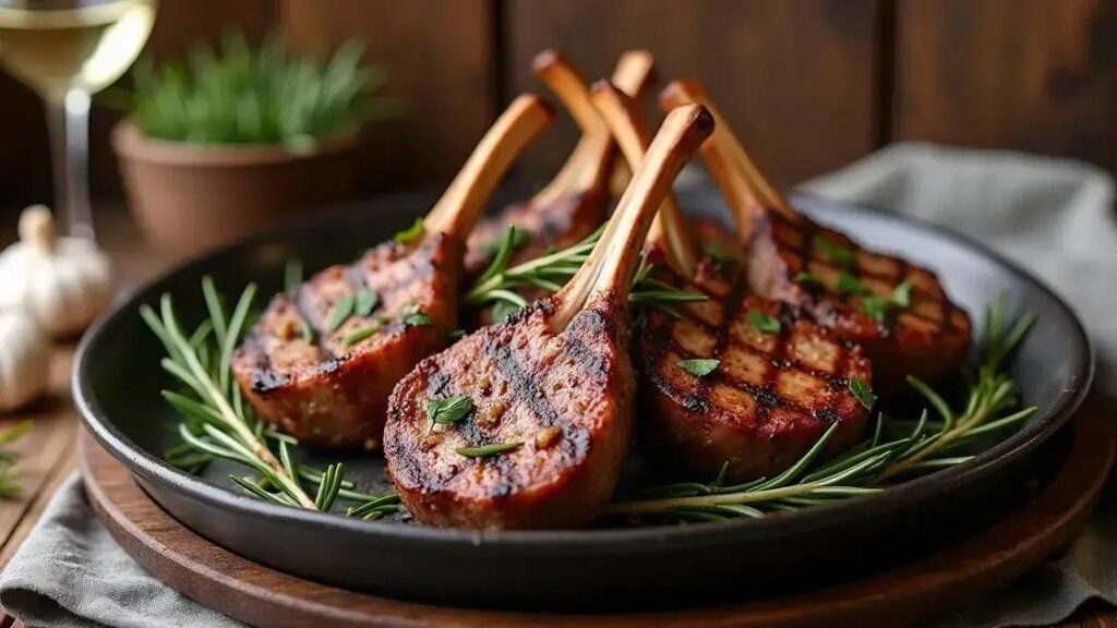 Grilled Lamb Chops with Garlic and Rosemary Recipe Magic