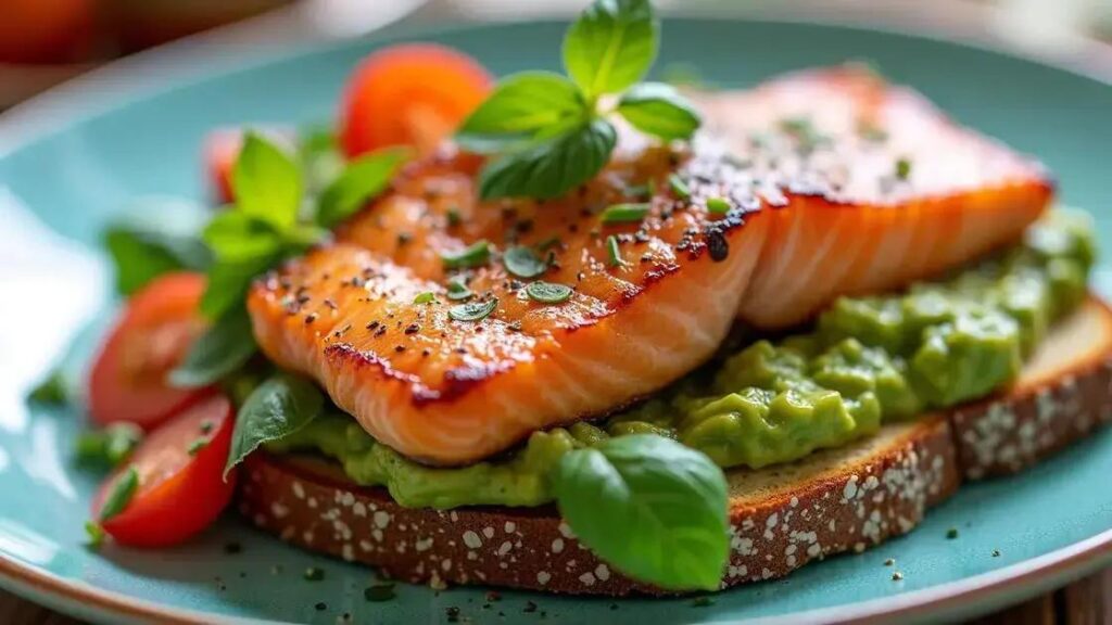 Grilled Salmon and Avocado Toast Recipes for Healthy Hormones