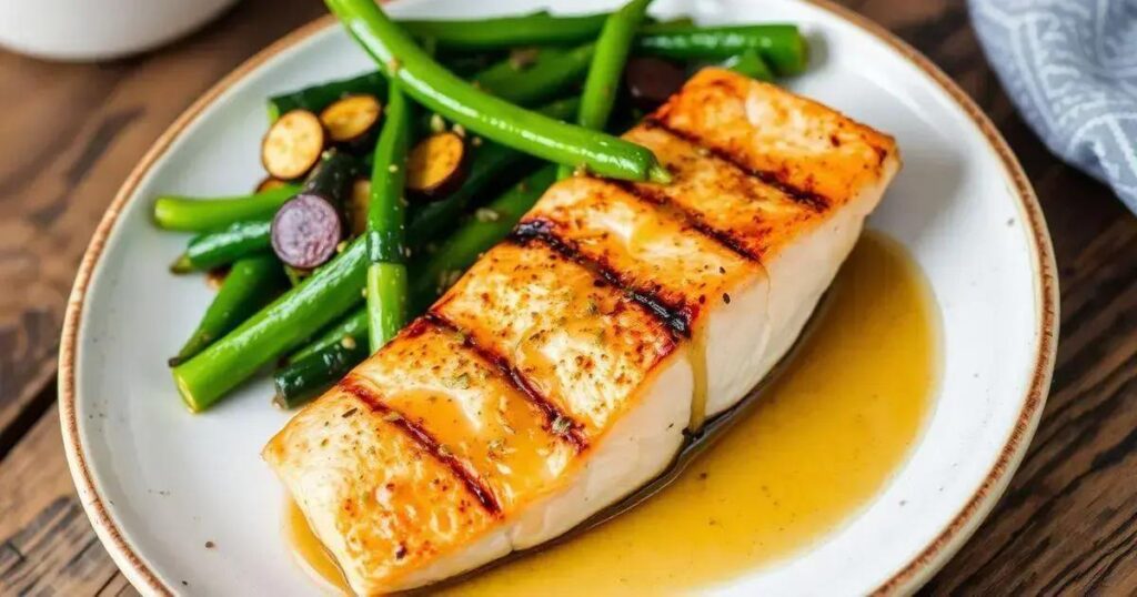 Grilled Salmon and Zucchini Stir-Fry Recipes with Ginger Sauce