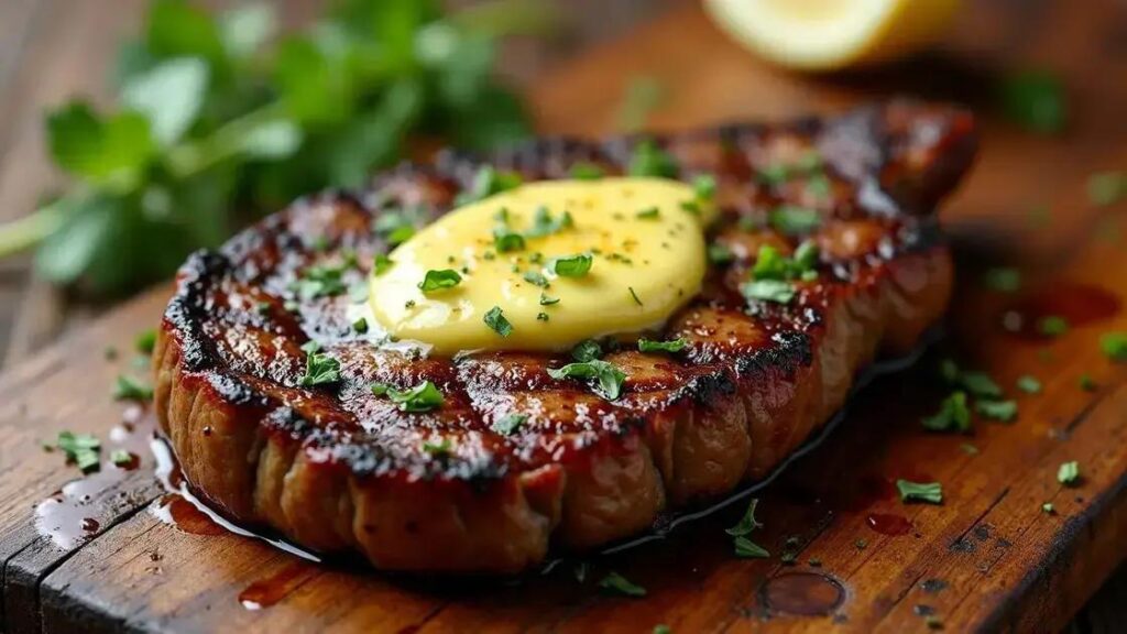 Grilled Steak with Garlic Butter Recipes for Healthy Hormones