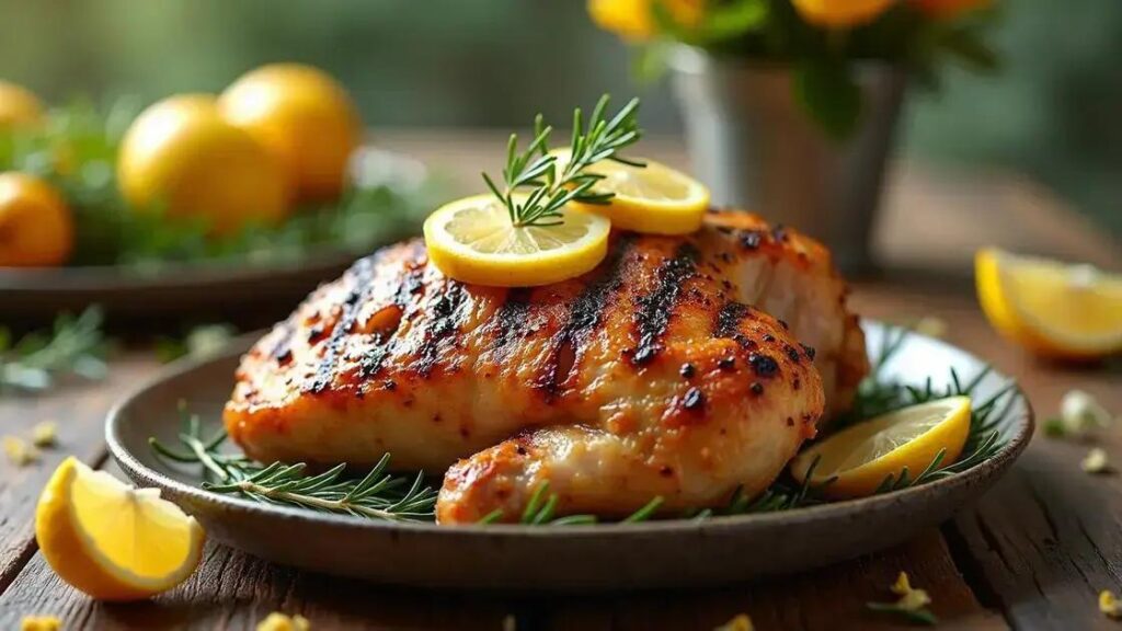 Grilled Turkey Breast Recipes with Lemon and Thyme Marinade