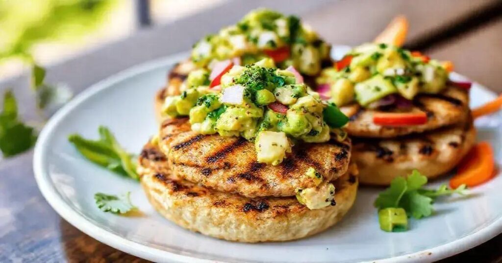 Grilled Turkey Burgers with Avocado Salsa: A Healthy Twist