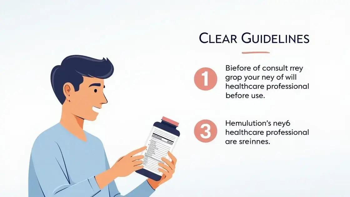 Guidelines for Safe Use of Nitric Boost