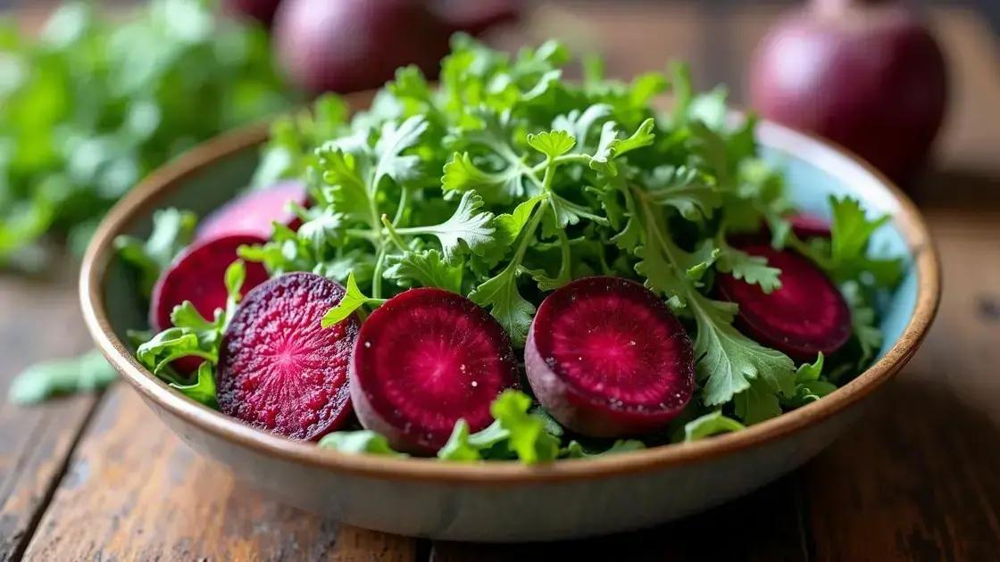 Health Benefits of Beets and Arugula