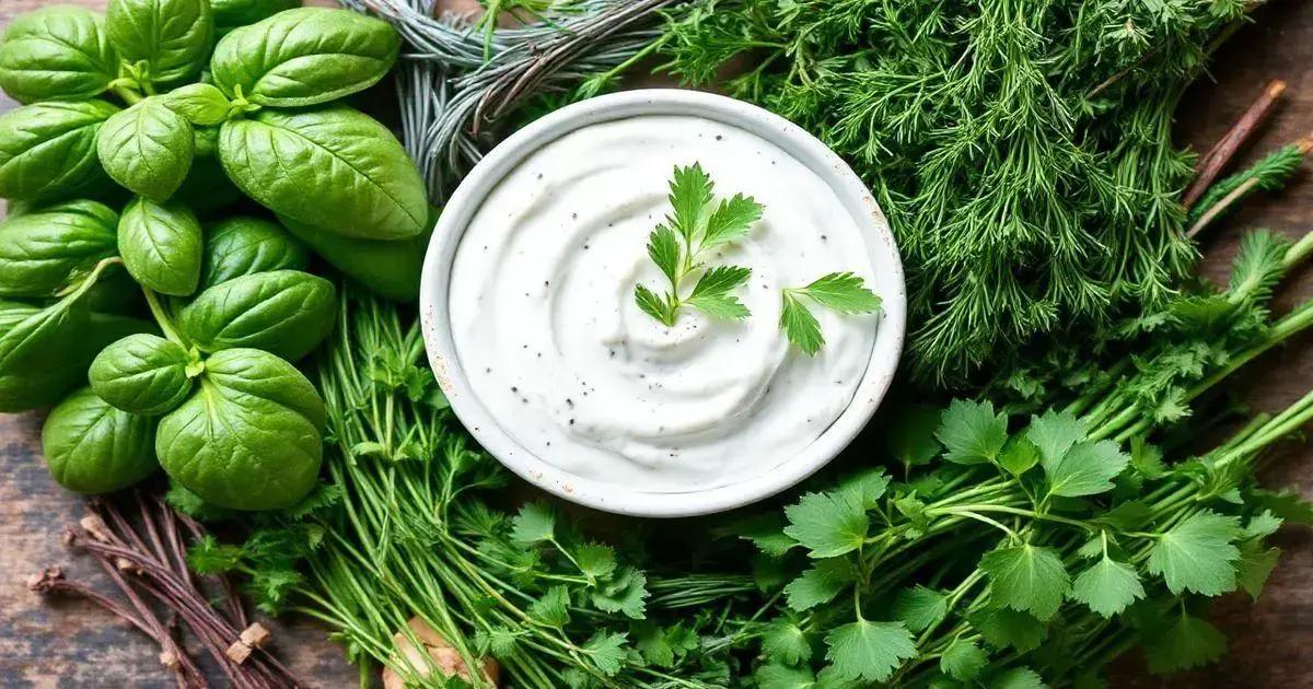 Health Benefits of Herbs in Your Dip