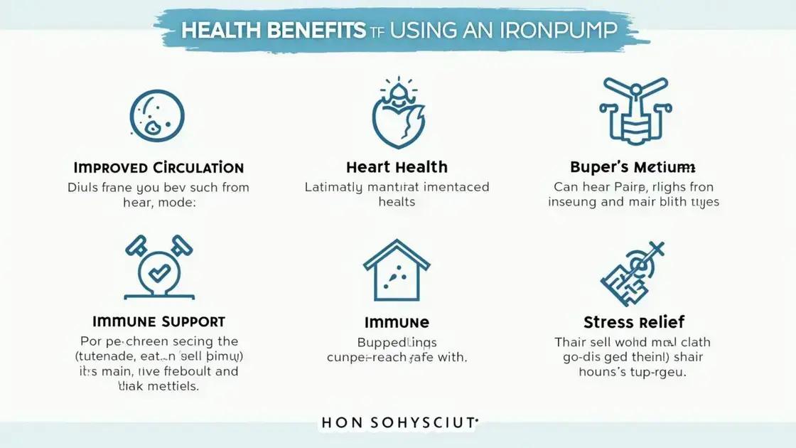 Health Benefits of Iron Pump as Preventative