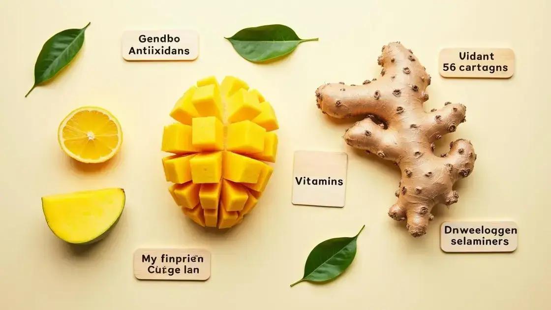 Health Benefits of Mango and Ginger