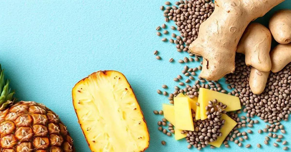 Health Benefits of Pineapple, Ginger, and Chia Seeds