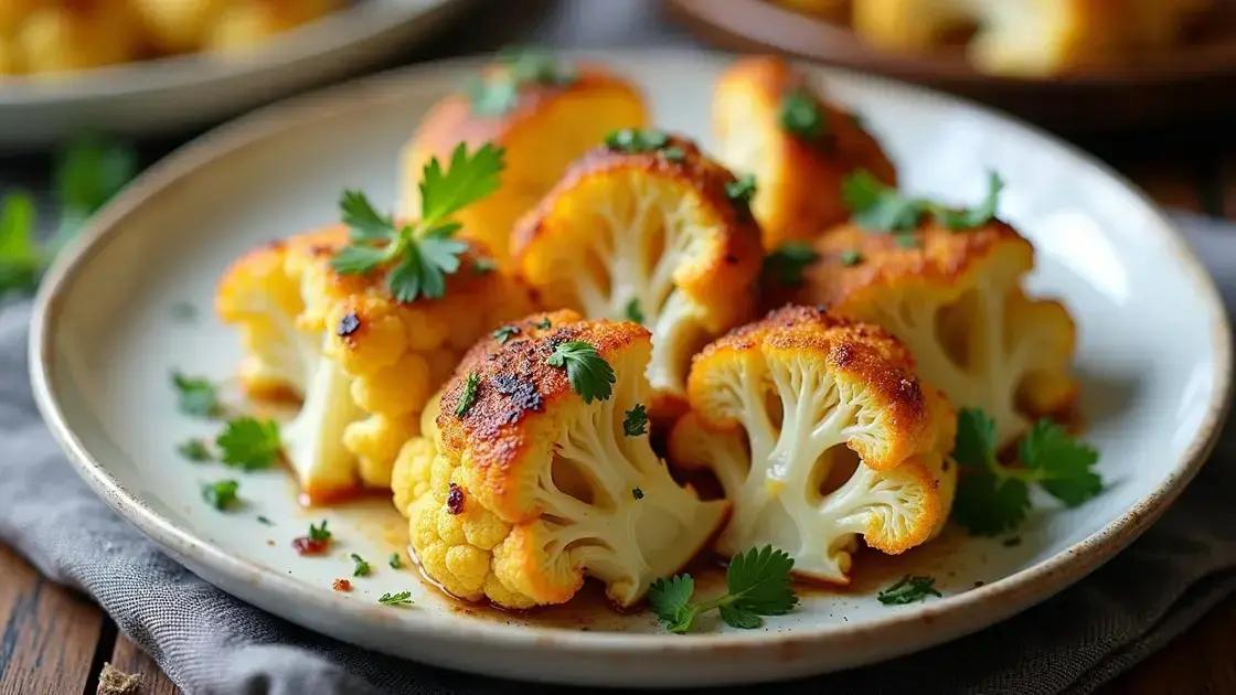 Health Benefits of Roasted Cauliflower