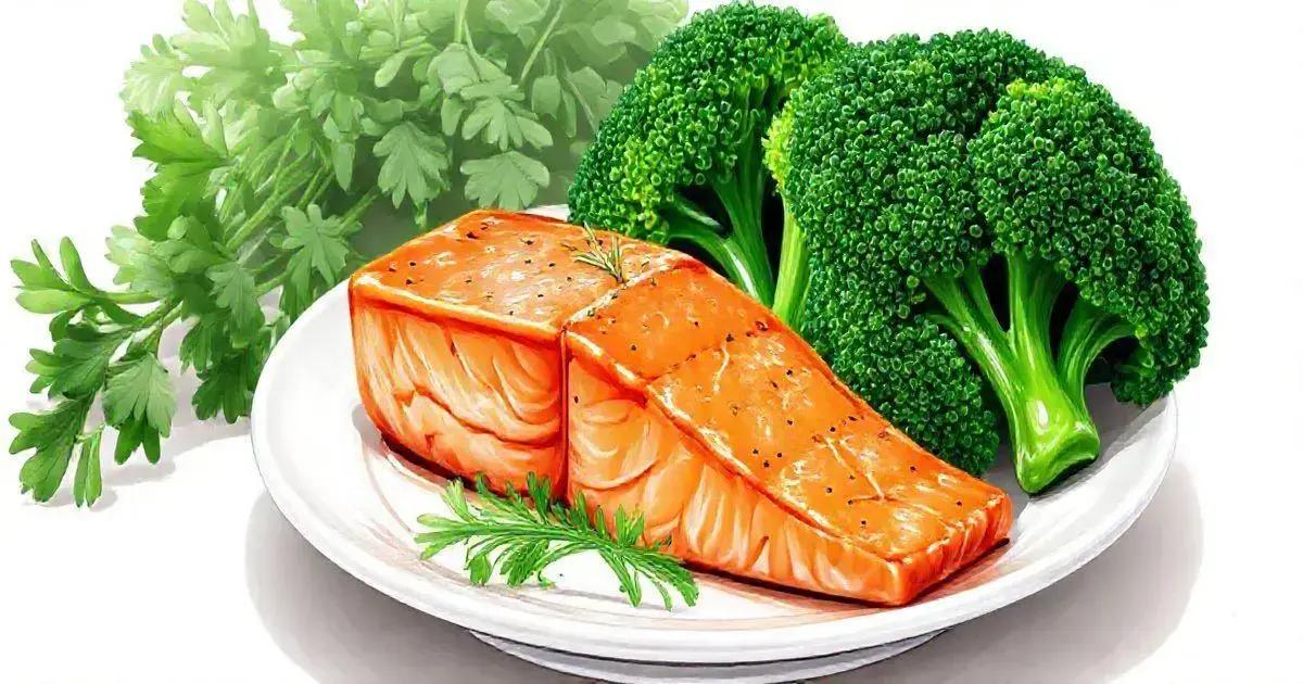 Health Benefits of Salmon and Broccoli