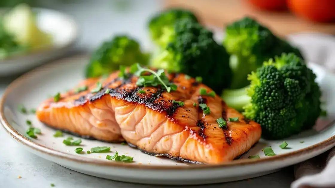 Health Benefits of Salmon and Broccoli