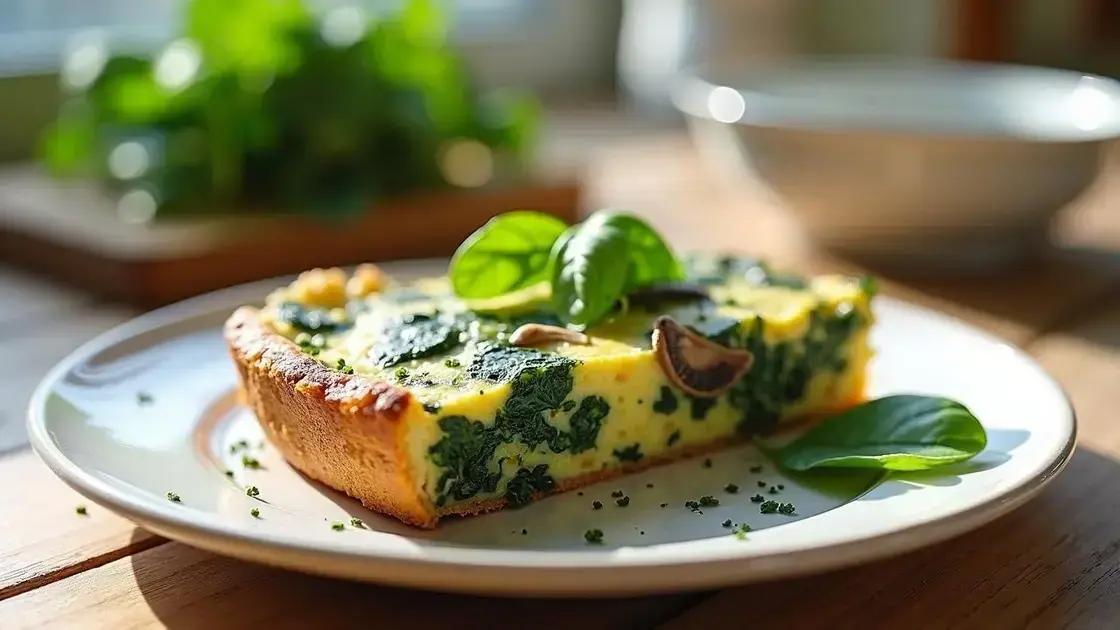 Health Benefits of Spinach and Mushroom Frittatas