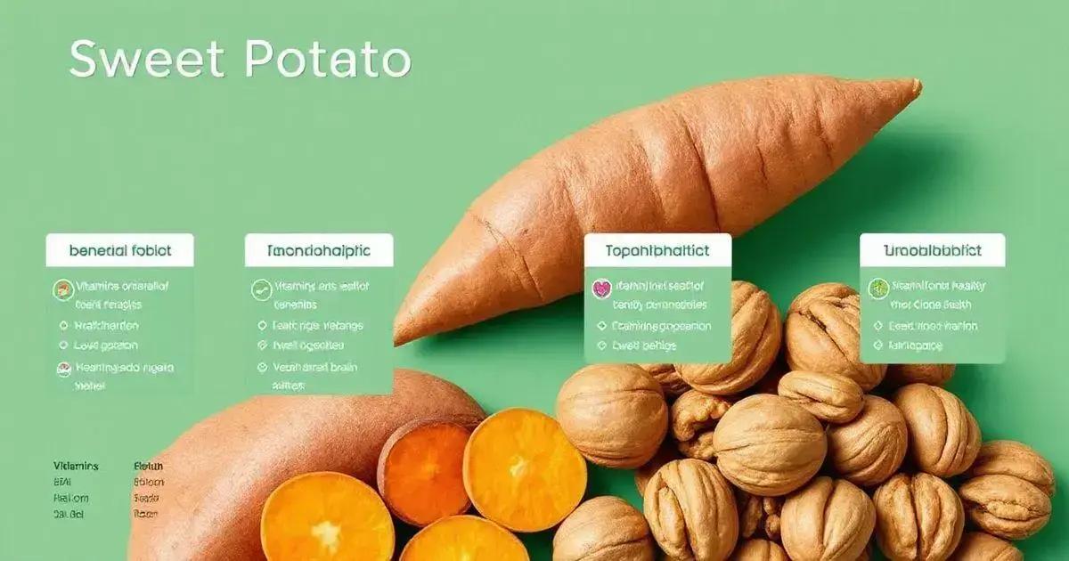 Health Benefits of Sweet Potatoes and Walnuts