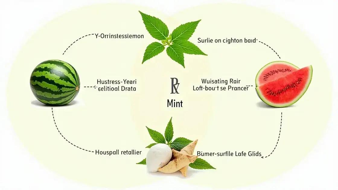 Health Benefits of Watermelon and Mint