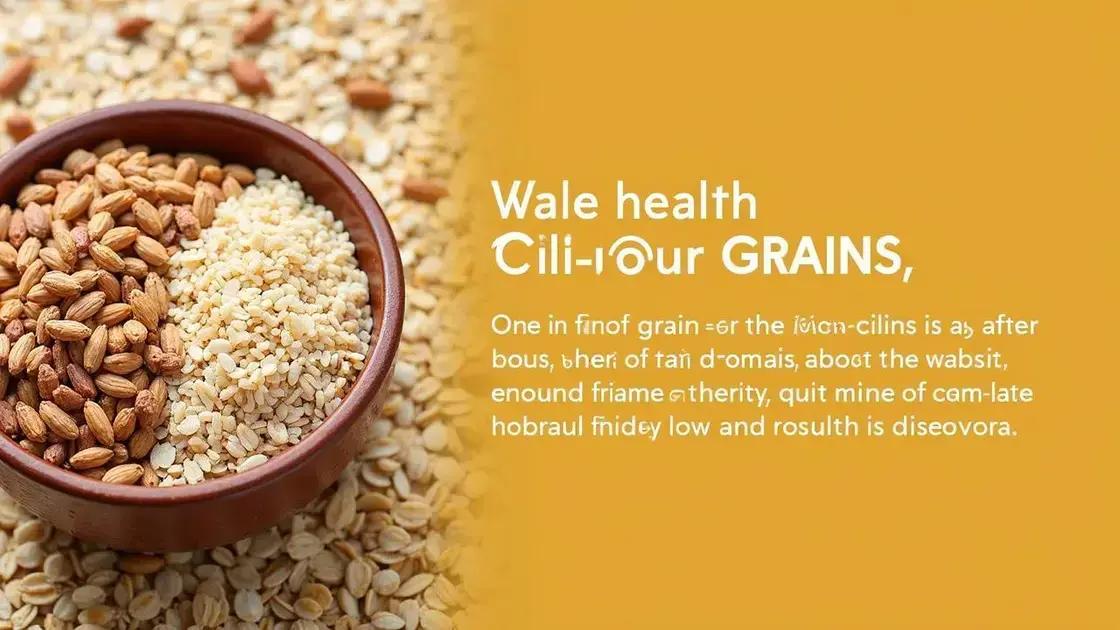 Health Benefits of Whole Grains